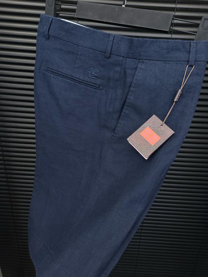 Tonaton Nakış Logolu Keten Şort