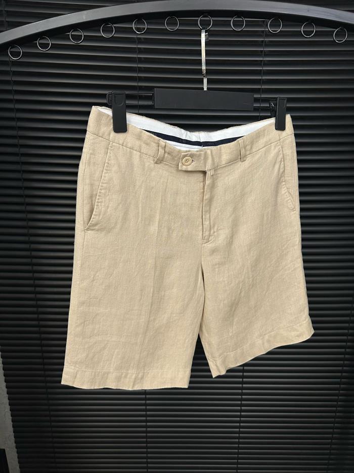 Tonaton Nakış Logolu Keten Şort