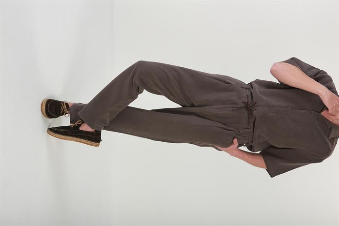 Yan Cepli Kordonlu Pantolon