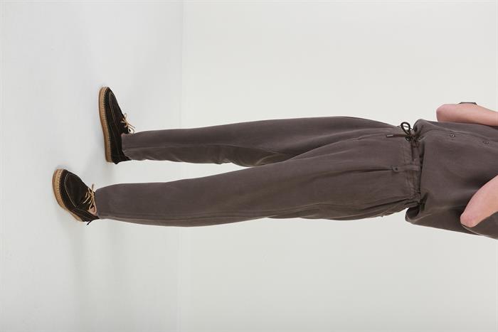 Yan Cepli Kordonlu Pantolon