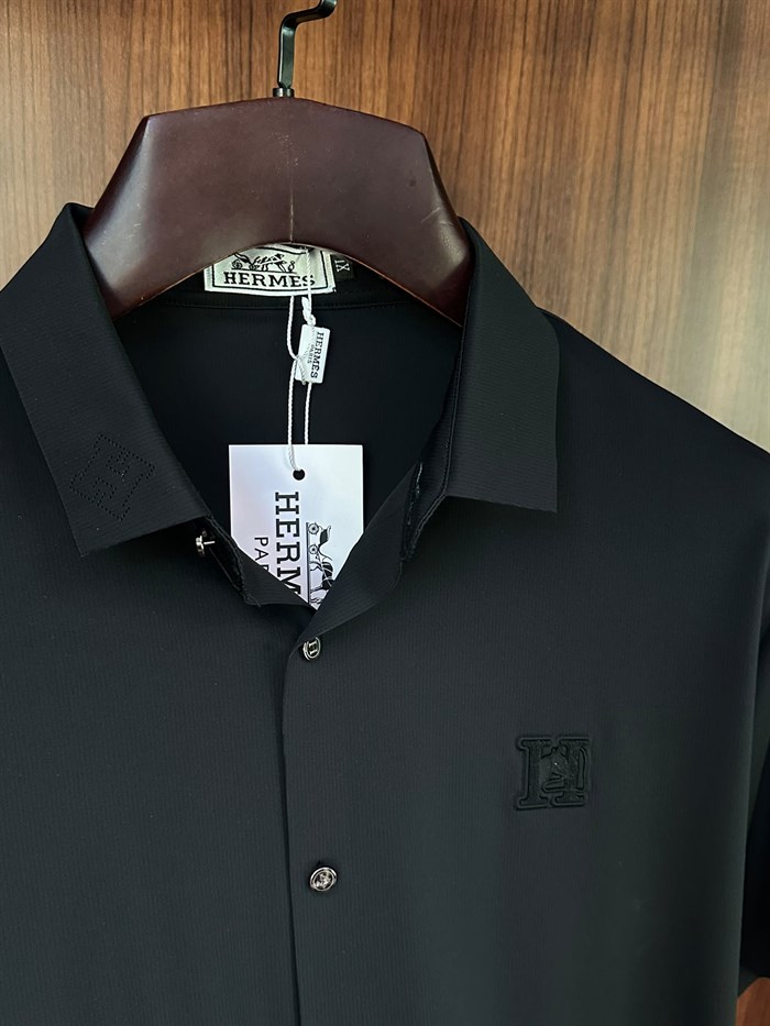 Tonaton Klasik Logo Metal Düğmeli Modal Gömlek