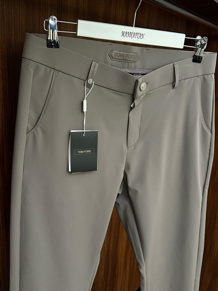 Arka Cep Metal Logo Detaylı Modal Kumaş  Pantolon