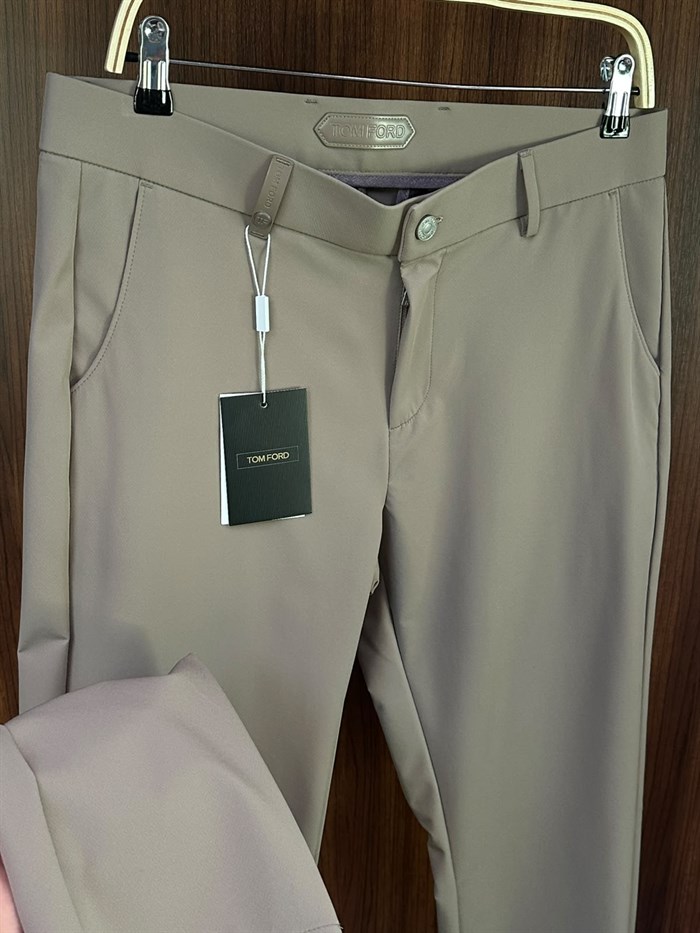 Arka Cep Metal Logo Detaylı Modal Kumaş  Pantolon