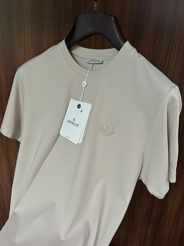 Göğüs Deri Logo Detaylı Modal Kumaş T-Shirt