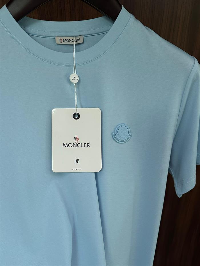 Göğüs Deri Logo Detaylı Modal Kumaş T-Shirt
