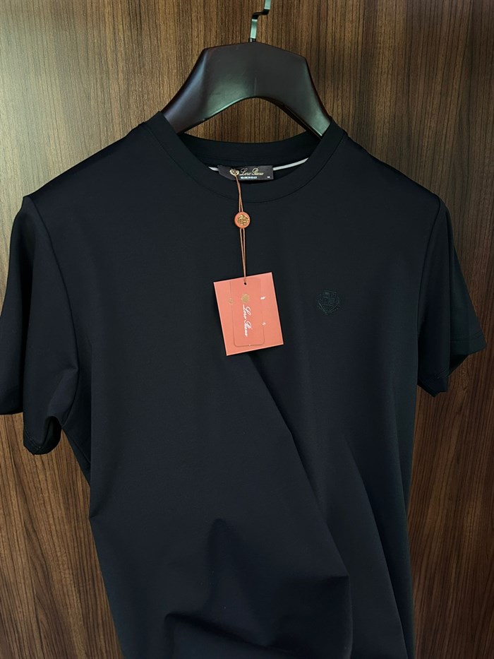 Göğüs Marka Logolu Modal Kumaş T-Shirt