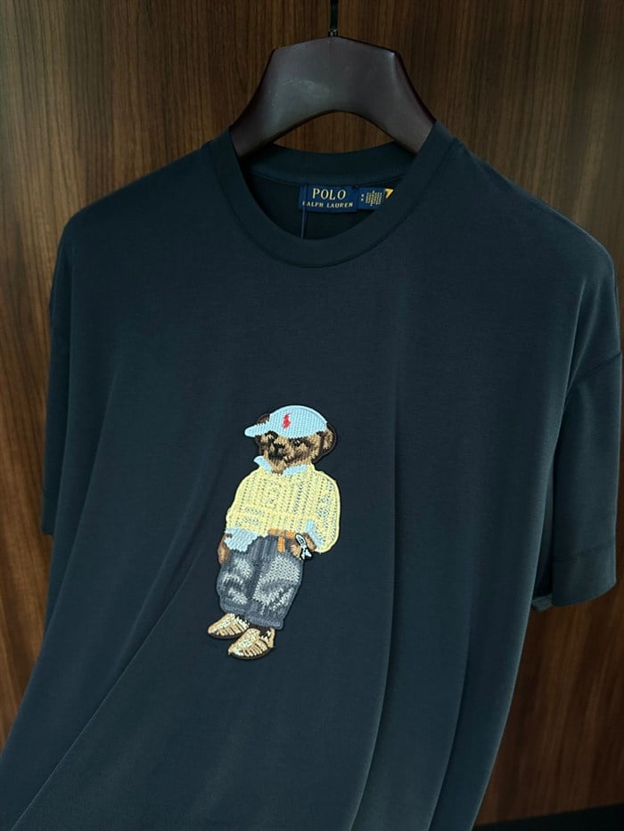 Göğüs Marka Maskotlu Modal T-Shirt
