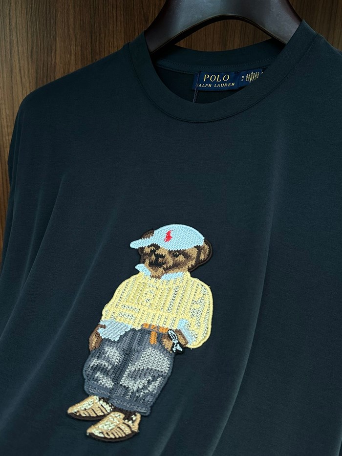Göğüs Marka Maskotlu Modal T-Shirt