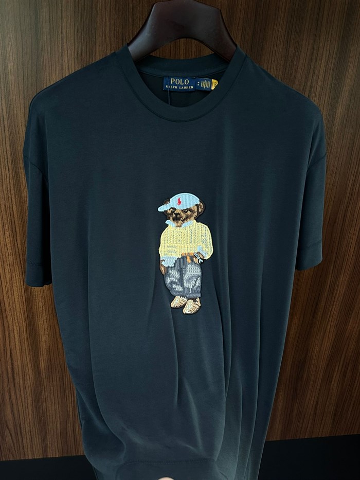 Göğüs Marka Maskotlu Modal T-Shirt
