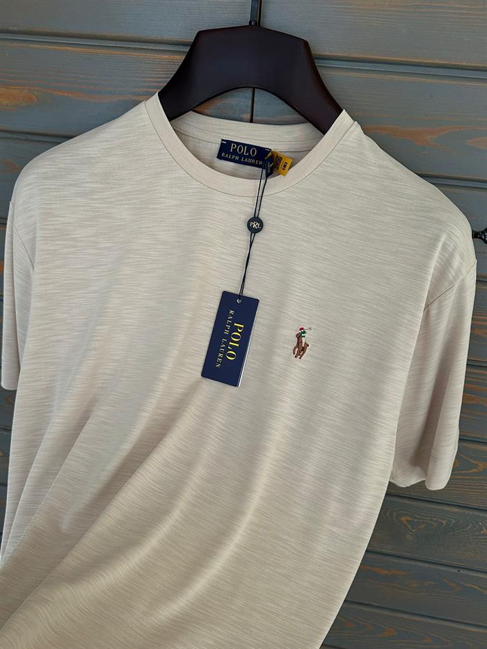 Göğüs Nakış Logolu Flamlı Kumaş T-Shirt
