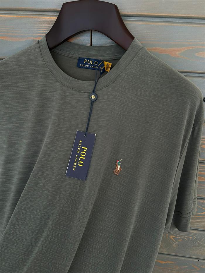 Göğüs Nakış Logolu Flamlı Kumaş T-Shirt