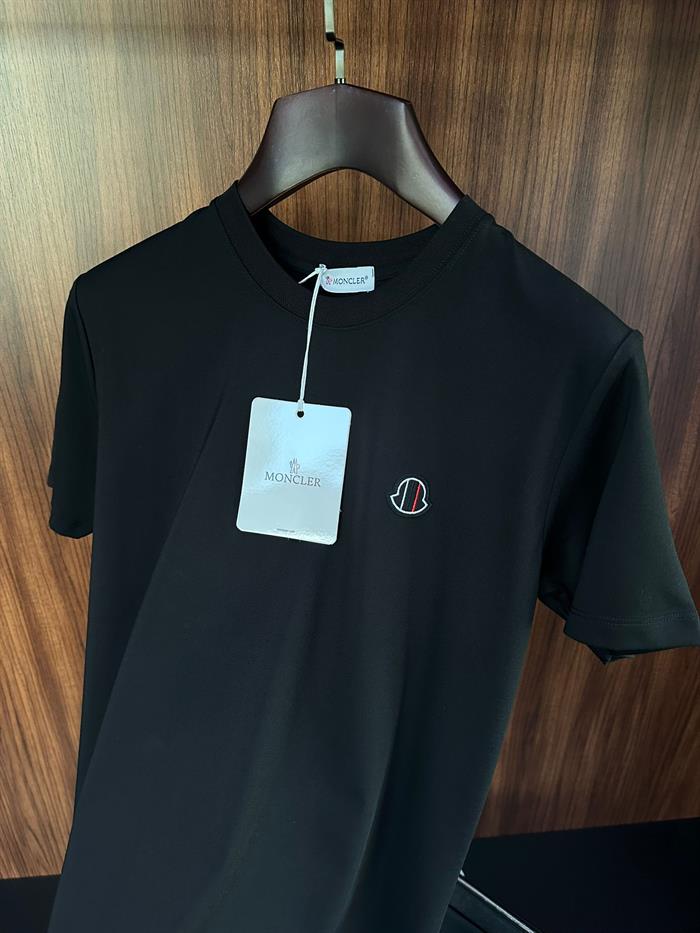 Göğüs Nakış Logolu Modal Kumaş T-Shirt