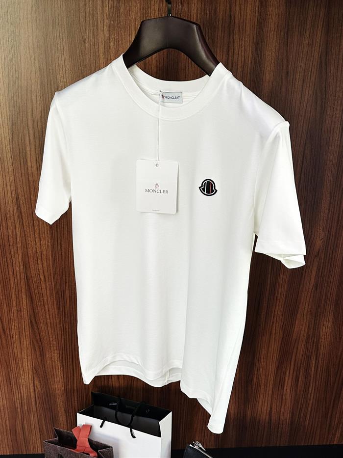Göğüs Nakış Logolu Modal Kumaş T-Shirt