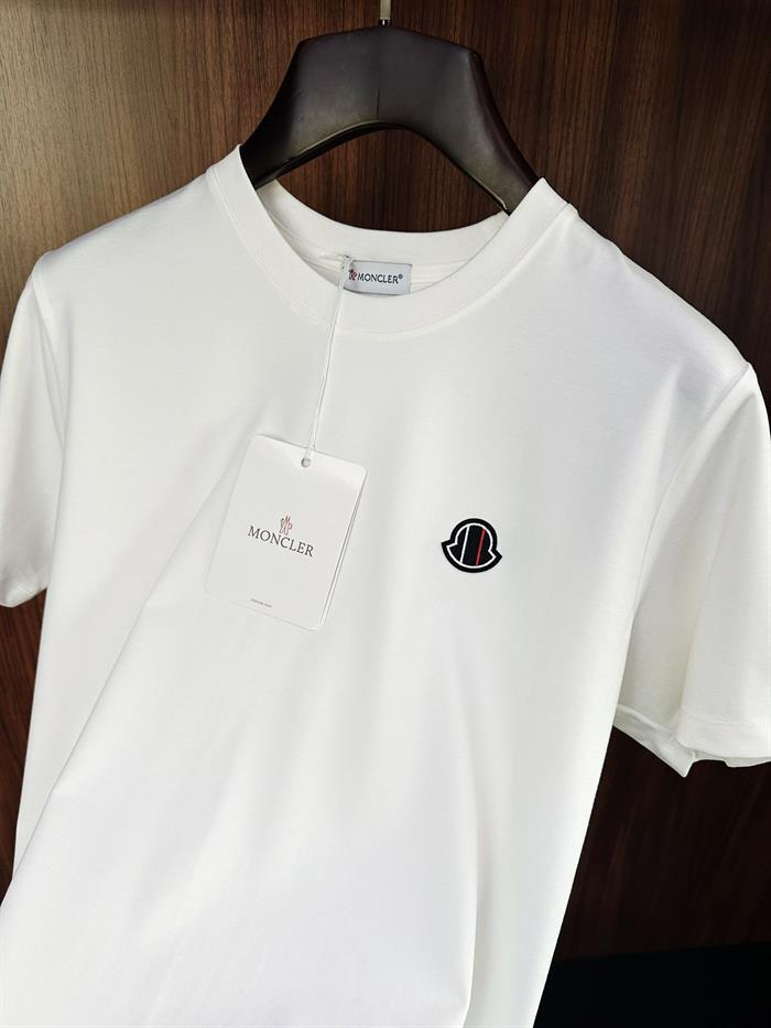 Göğüs Nakış Logolu Modal Kumaş T-Shirt