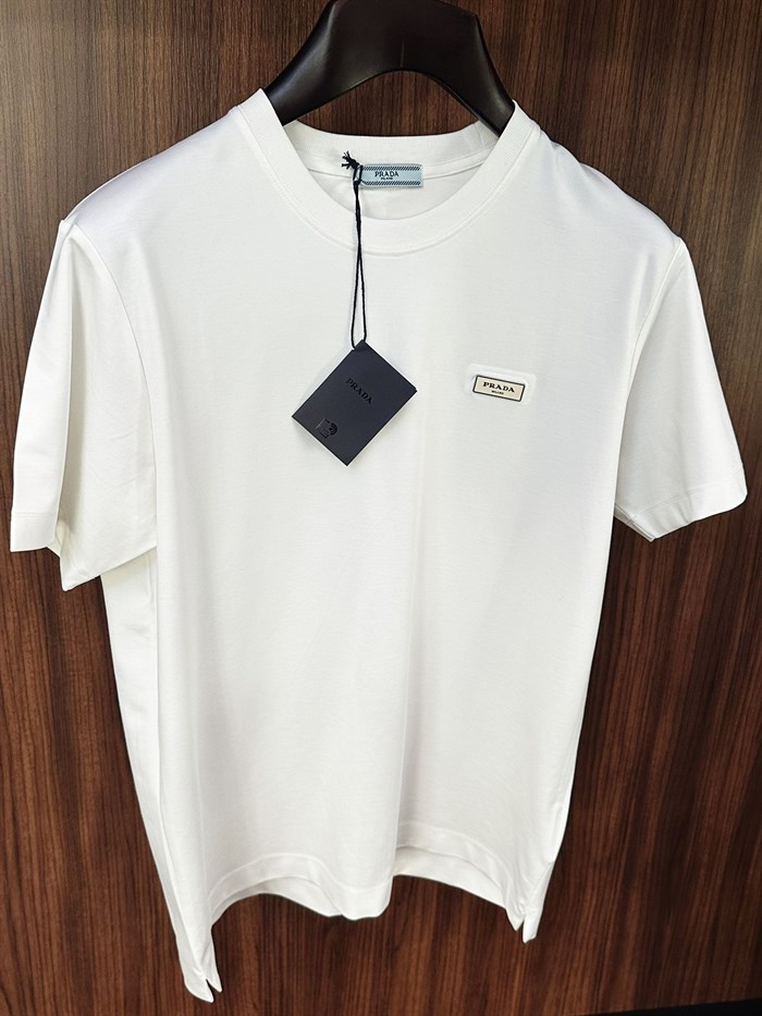 Metal Logolu Modal Kumaş T-Shirt