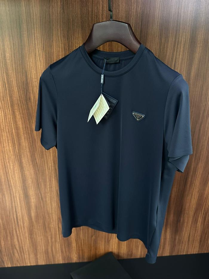 Metal Logolu Modal Kumaş T-Shirt