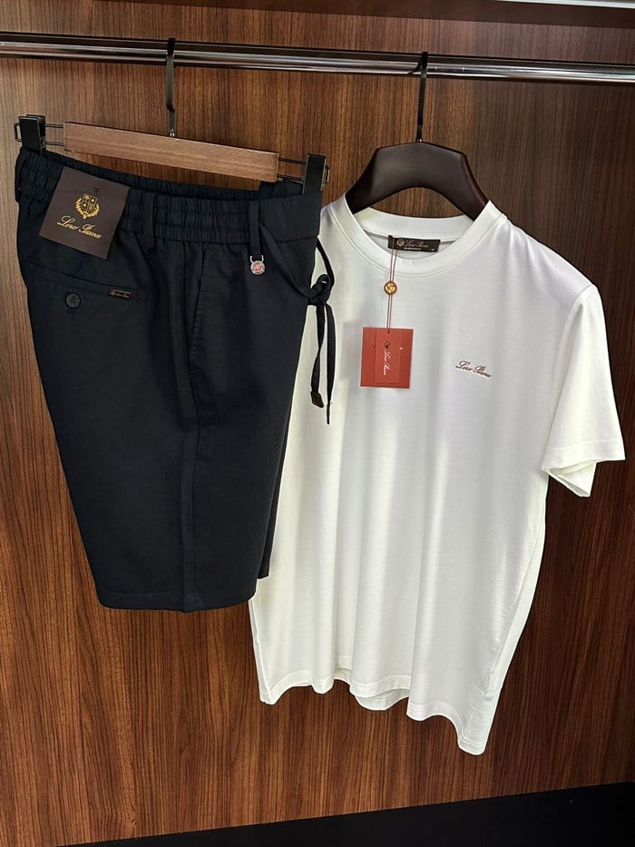 Nakış İşleme Marka Yazılı Modal Kumaş T-Shirt