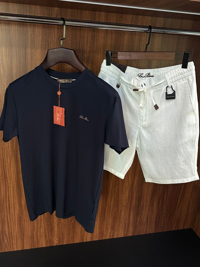 Nakış İşleme Marka Yazılı Modal Kumaş T-Shirt