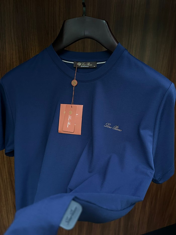 Nakış İşleme Marka Yazılı Modal Kumaş T-Shirt