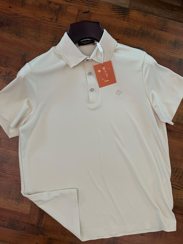 Nakış Logolu Yaka Ribanalı T-Shirt