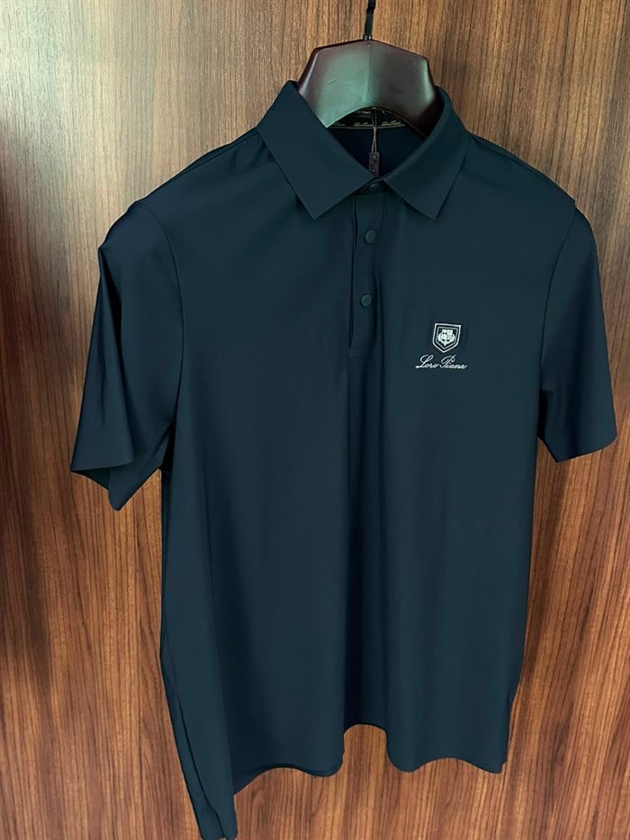 Silikon Kabartma Logolu İtalyan Yaka T-Shirt