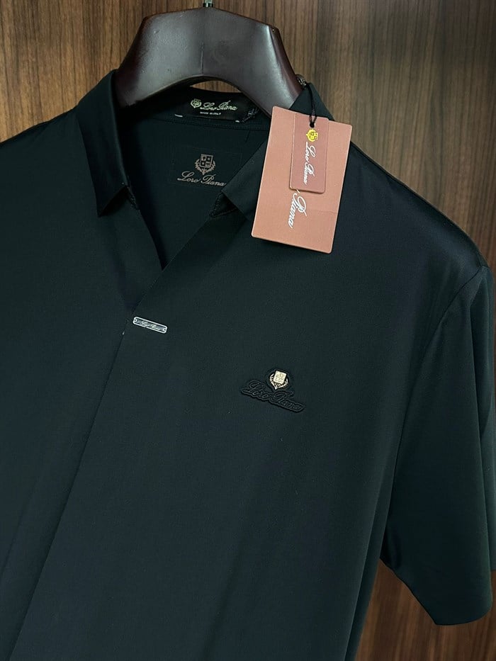 Silikon Logolu Modal Kumaş T-Shirt