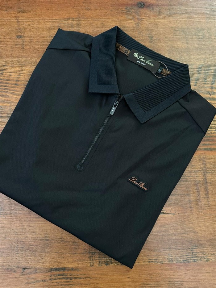 Silikon Logolu Yaka Detaylı Modal Kumaş T-Shirt