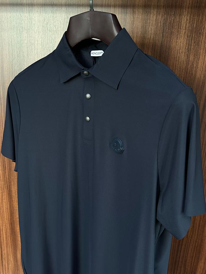 Tonaton Deri Marka Logolu Modal Kumaş Yakalı T-Shirt