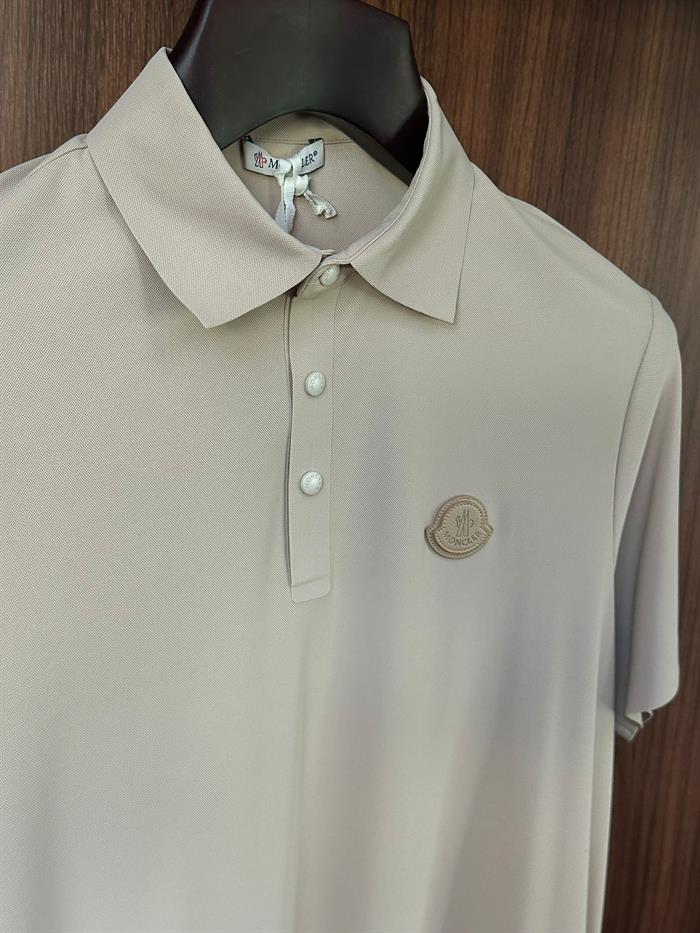 Tonaton Deri Marka Logolu Modal Kumaş Yakalı T-Shirt