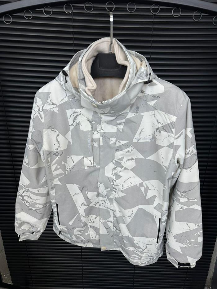 Desenli İçi Polarlı Kar Montu