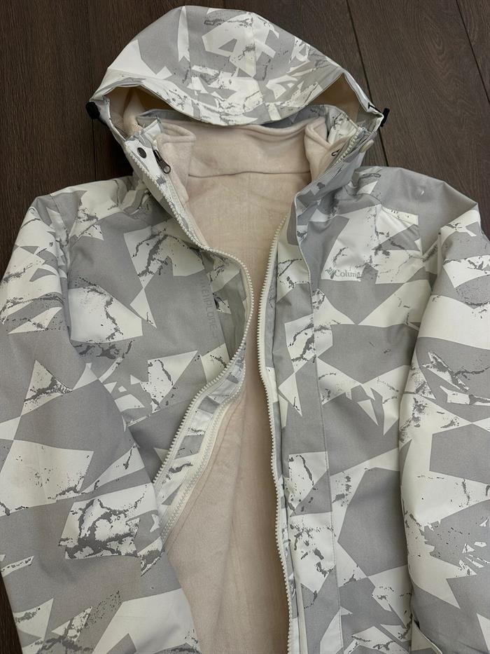 Desenli İçi Polarlı Kar Montu