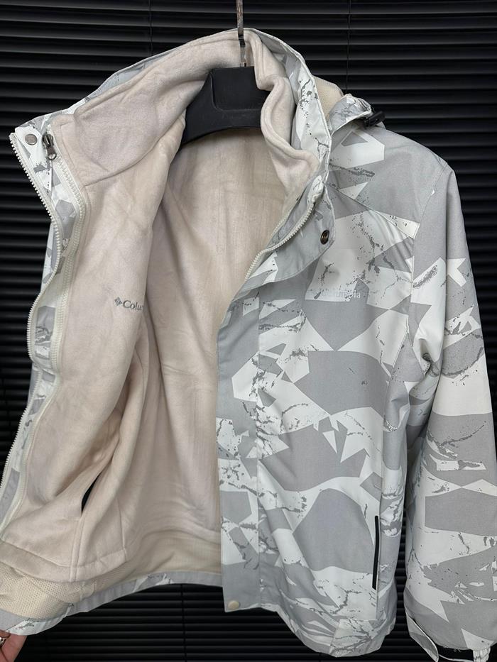 Desenli İçi Polarlı Kar Montu