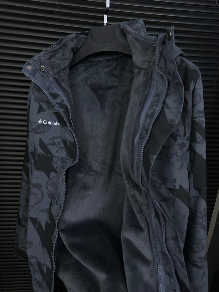 Göğüs Logolu Polarlı 3in1 Kar Montu