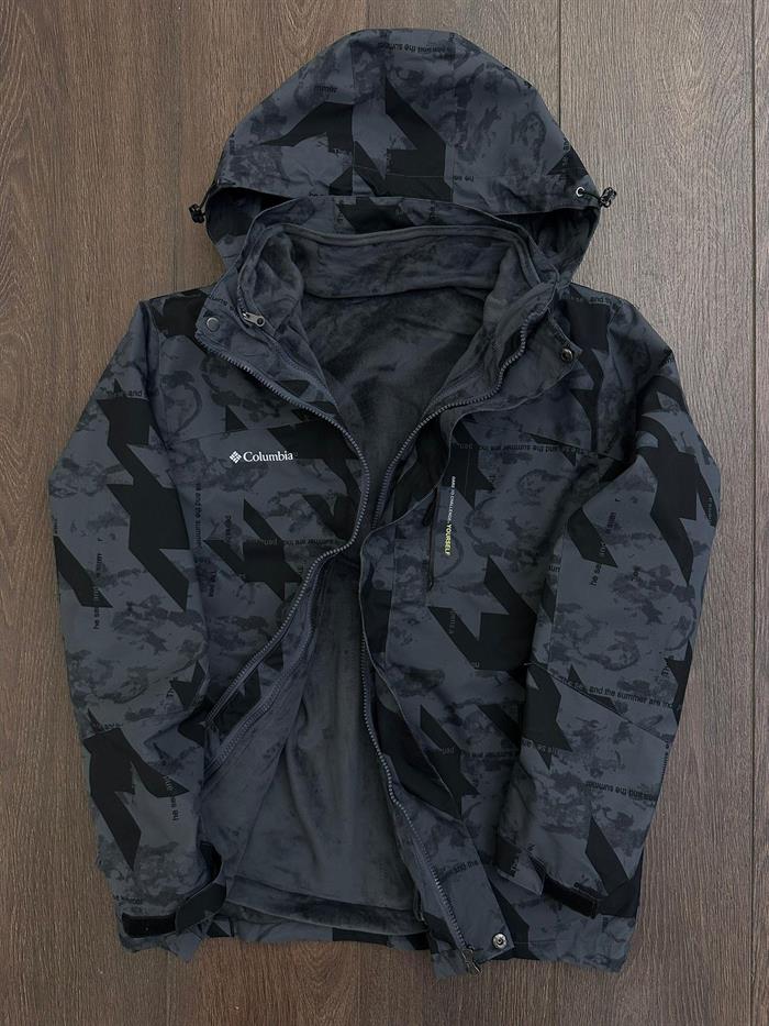 Göğüs Logolu Polarlı 3in1 Kar Montu