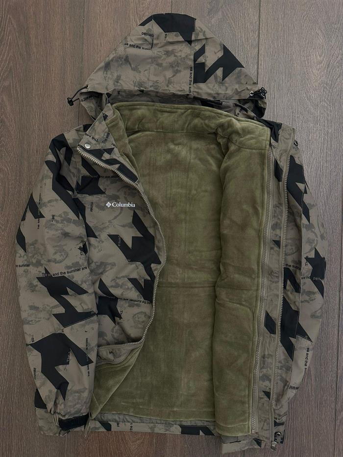 Göğüs Logolu Polarlı 3in1 Kar Montu