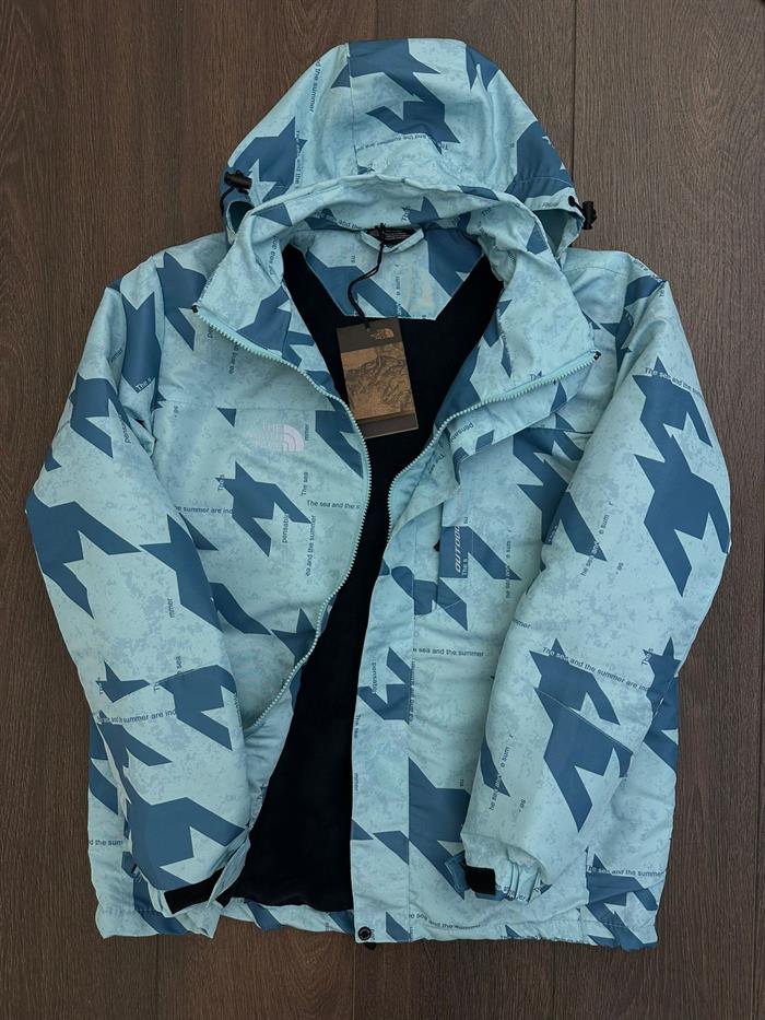 İçi Polarlı Desenli Mont