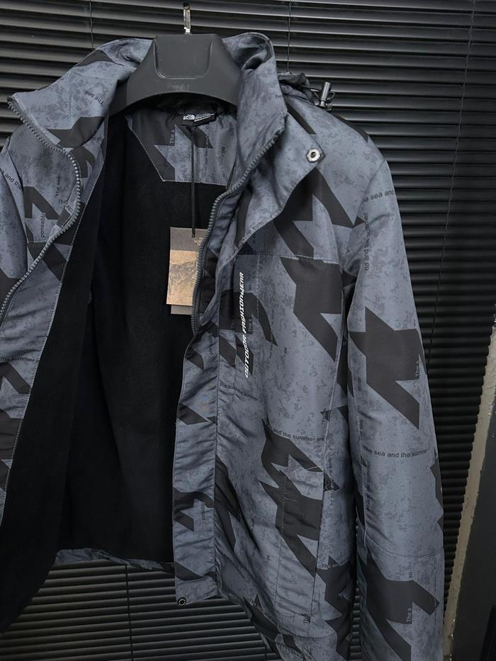 İçi Polarlı Desenli Mont