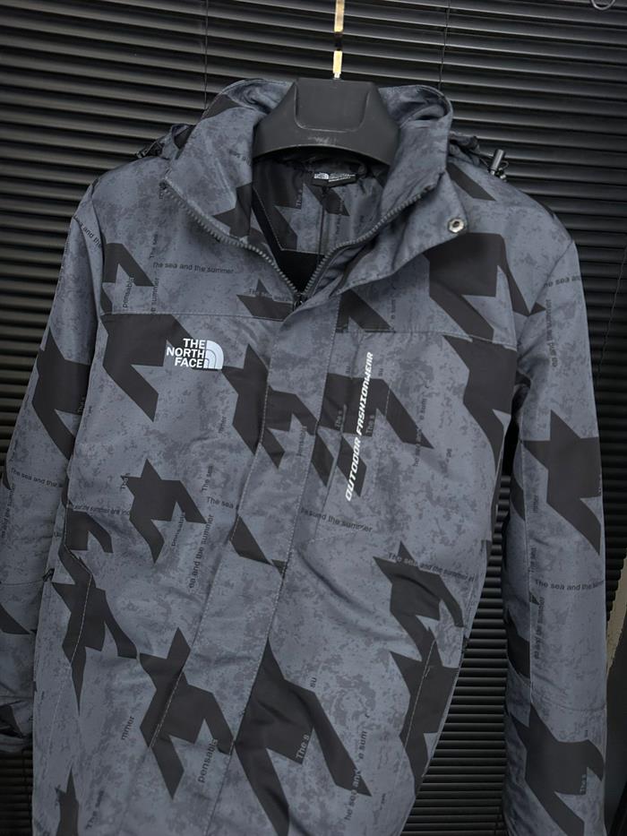 İçi Polarlı Desenli Mont