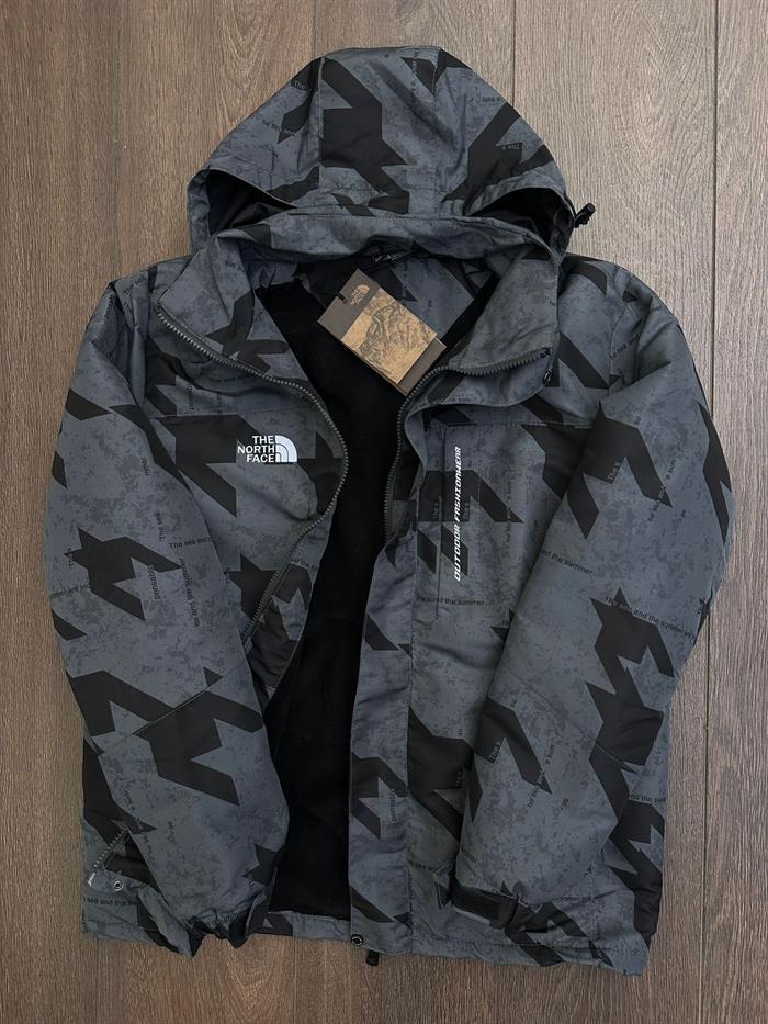 İçi Polarlı Desenli Mont