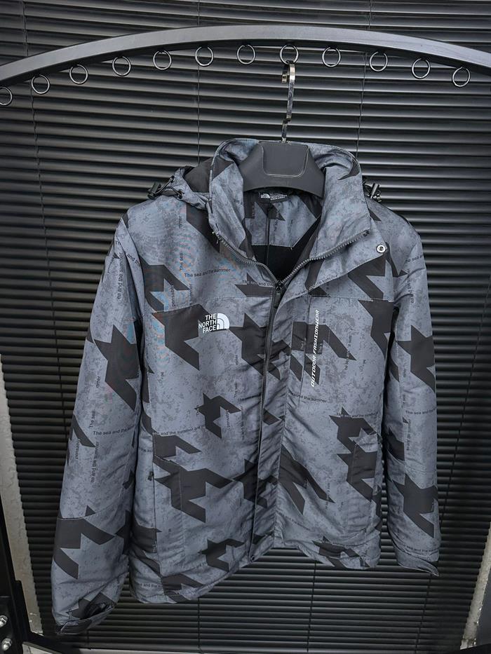 İçi Polarlı Desenli Mont