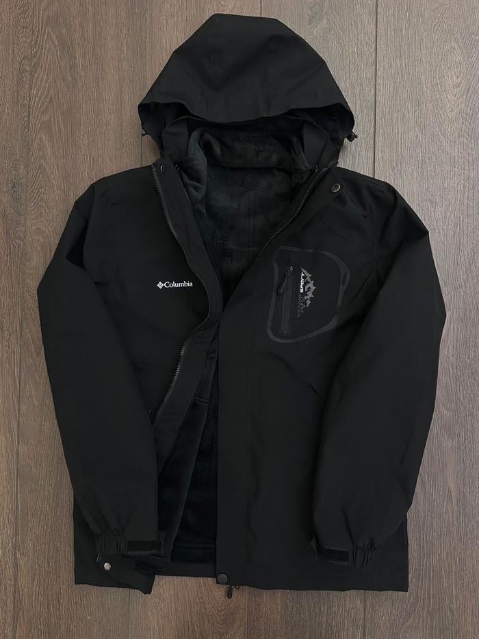 Göğüs Logolu Polarlı Basic 3in1 Kar Montu