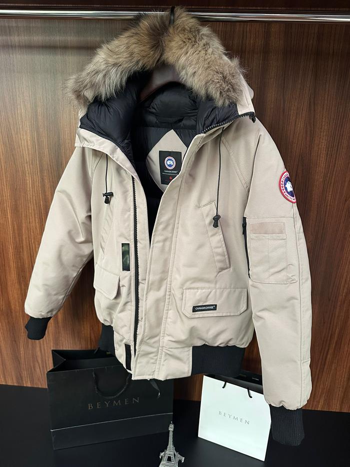 Kürk Detaylı Kapşonlu Kaz Tüyü Kart Mont