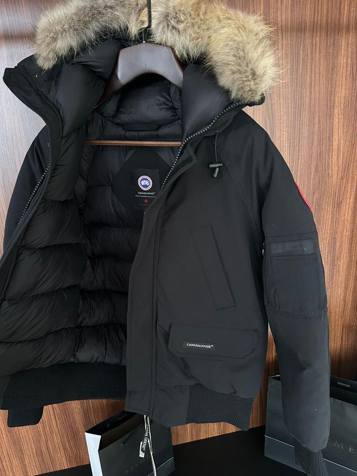 Kürk Detaylı Kapşonlu Kaz Tüyü Kart Mont