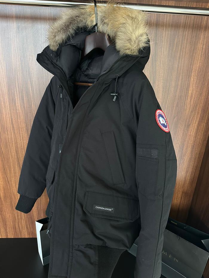 Kürk Detaylı Kapşonlu Kaz Tüyü Kart Mont