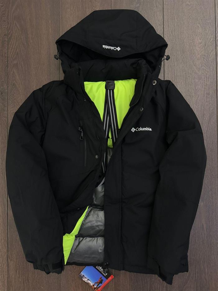 Logo Baskılı İçi Fosforlu Kar Montu