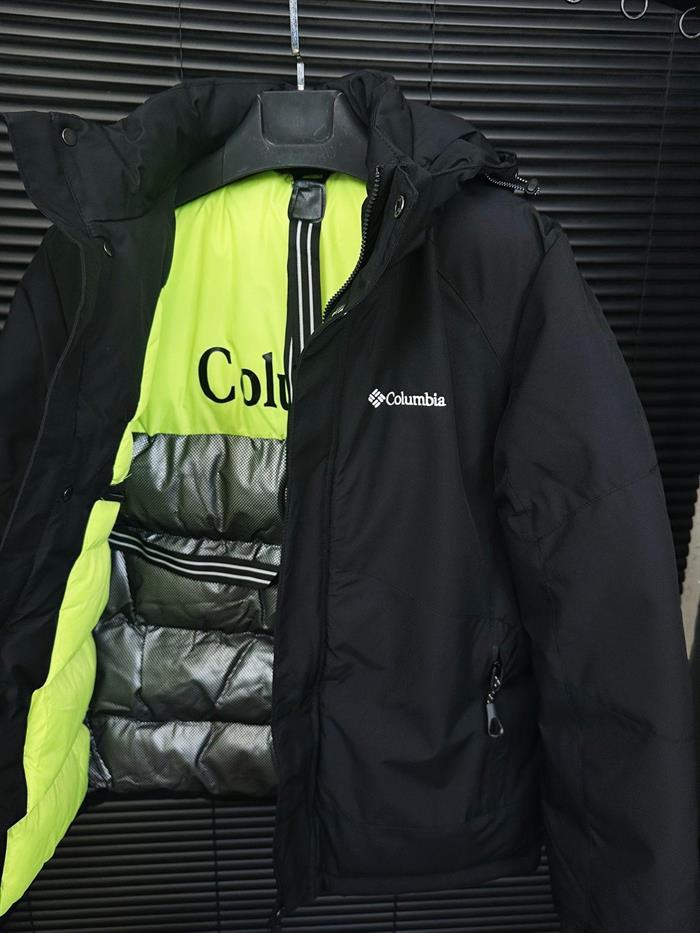 Logo Baskılı İçi Fosforlu Kar Montu