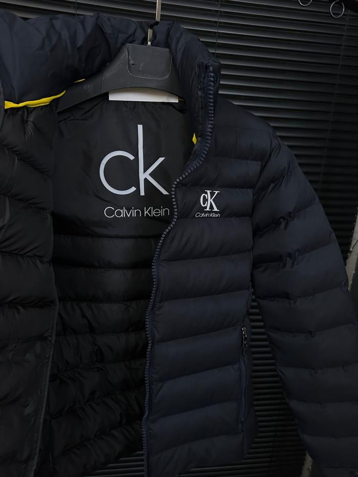 Marka Logolu Ense Yazılı Şişme Mont