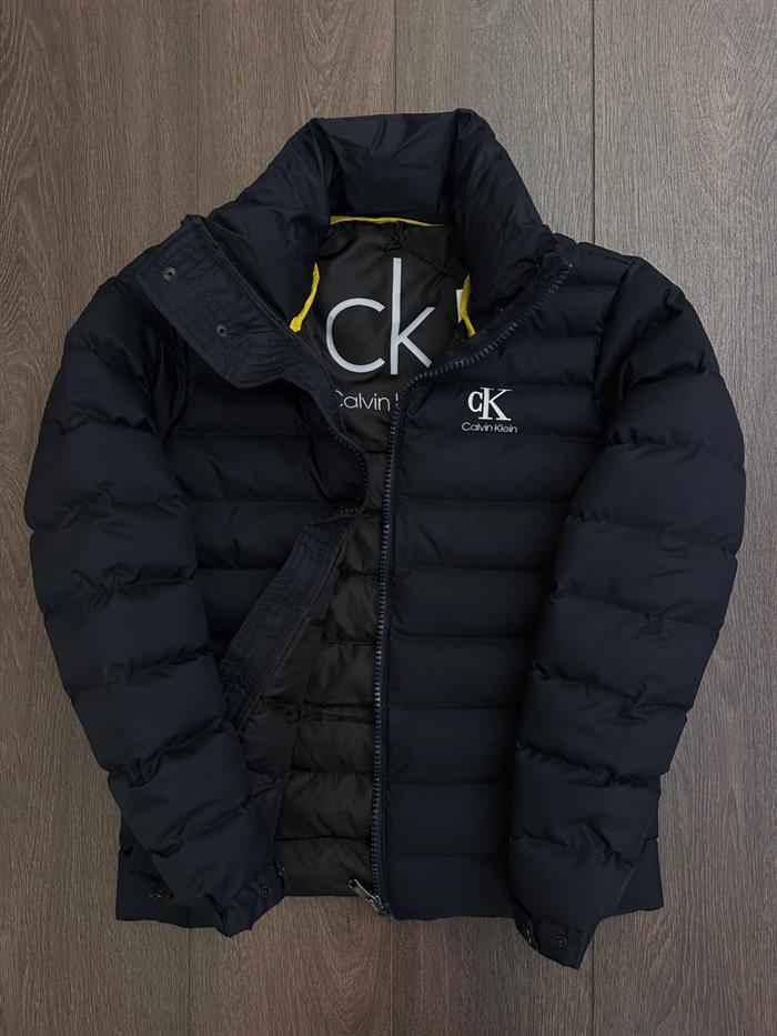 Marka Logolu Ense Yazılı Şişme Mont