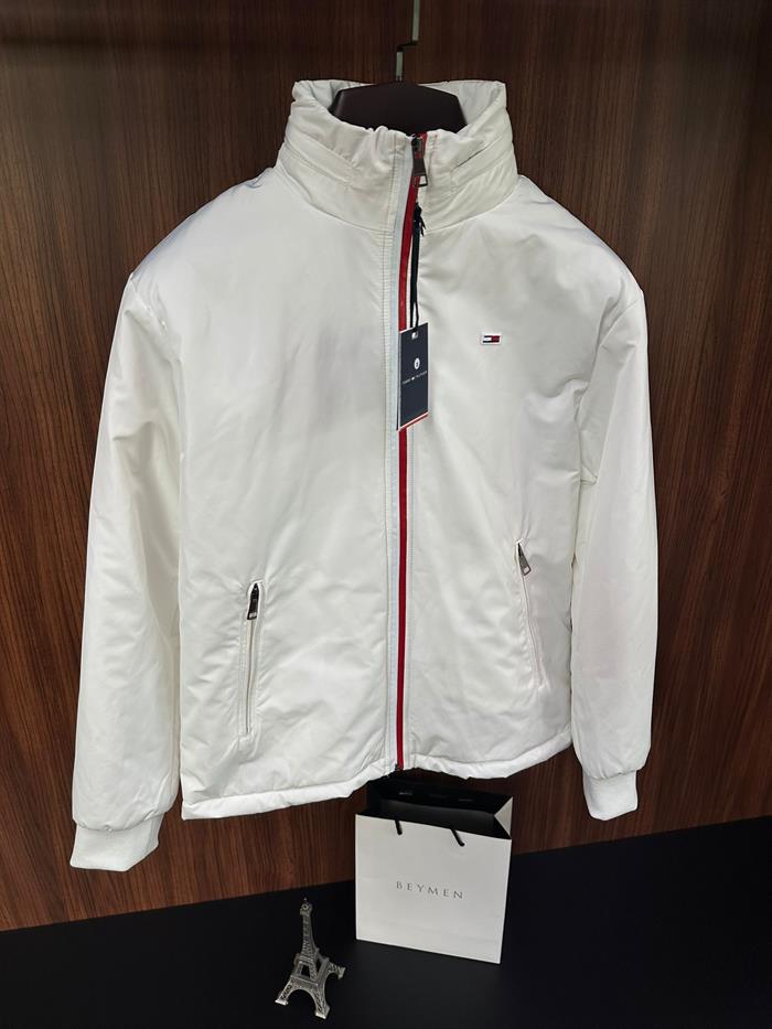 Nakış Logolu Gizli Kapşonlu Puf Mont