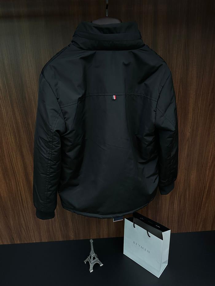 Nakış Logolu Gizli Kapşonlu Puf Mont